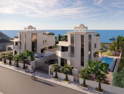 Luxus vízparti villa öt hálószobával Ayia Thekla területén