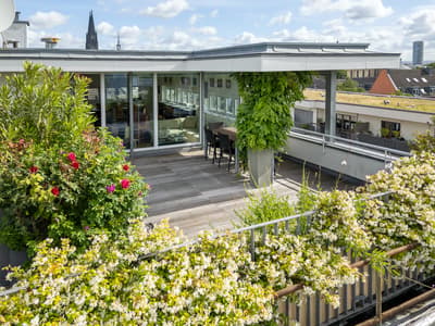 Penthouse menedék Köln tetői felett